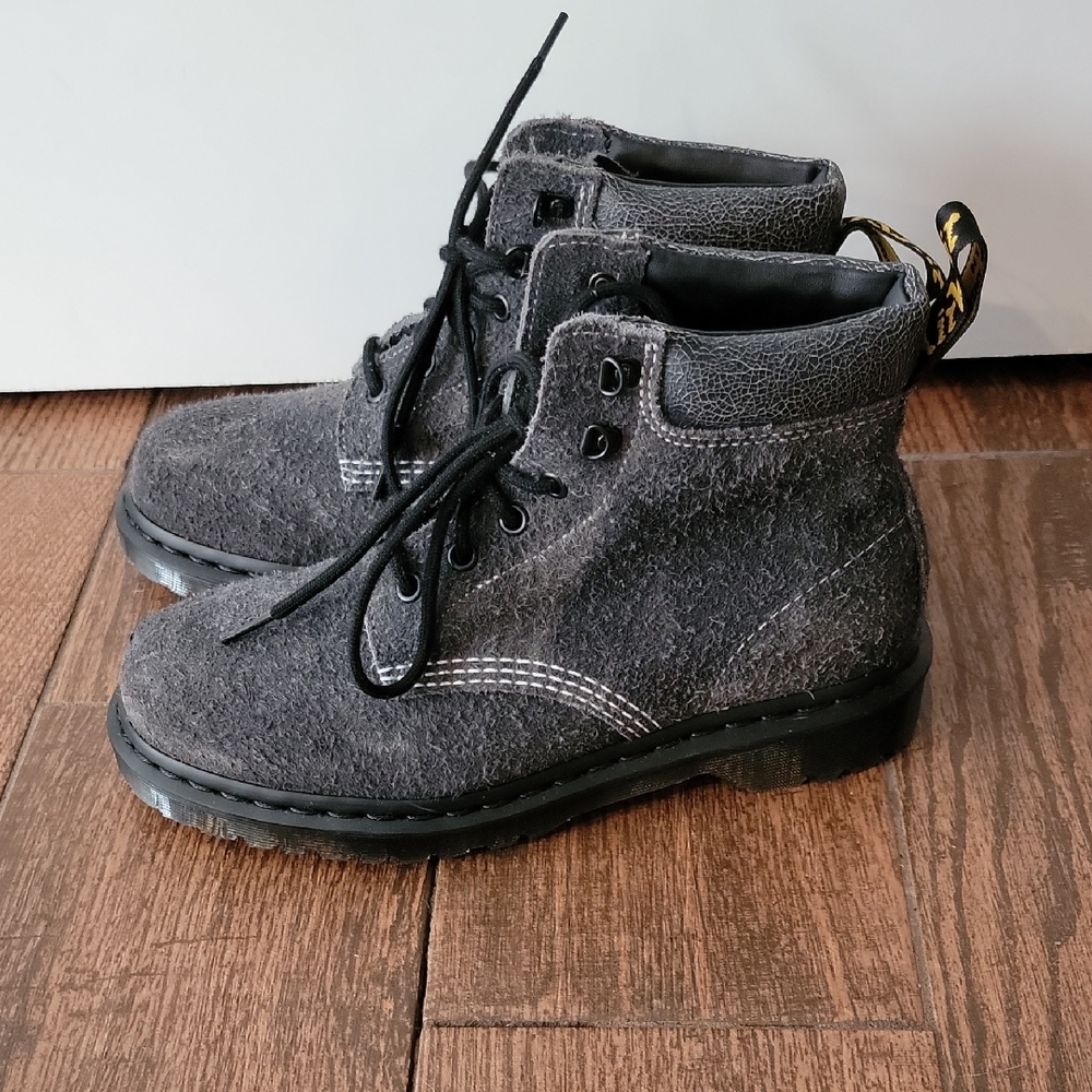 Nwob Dr. Martens Charcoal Combat Boots